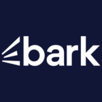 bark logo white on blue square